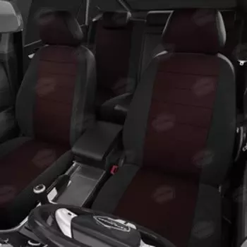 Авточехлы для Hyundai Tucson 1 с 2004-2010г. джип Задние спинка и сиденье 40 на 60. Задний подлокотник (молния), 5-подголовников