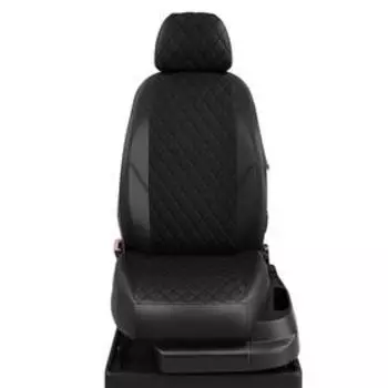 Авточехлы для Nissan Juke с 2010-2014 г., джип, перфорация, экокожа, цвет чёрный