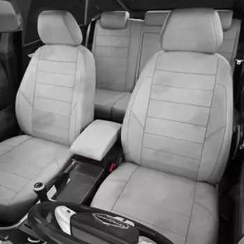 Авточехлы для Suzuki Grandvitara с 2006-2015 джип 3-х дверка. Задние спинка и сиденье 50 на 50, 4-подголовника