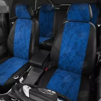 Авточехлы для Suzuki Sx4 с 2010-2014г. хэтчбек Задняя спинка 40 на 60, сиденье единое, 5-подголовников
