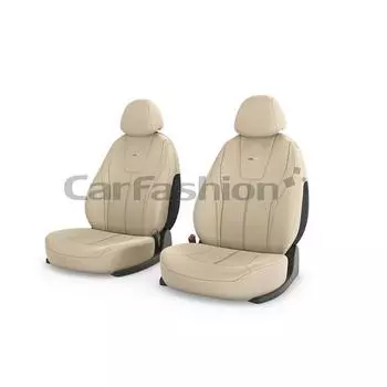 Авточехлы Douglas Front, трикотаж, бежевый