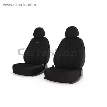 Авточехлы Douglas Front, трикотаж, черный
