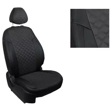 Авточехлы из алькантары «Ромб» для Mazda 6 III Sedan 2013-2018