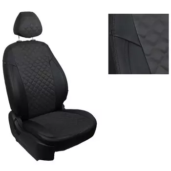 Авточехлы из алькантары «Ромб» для Nissan Qashqai II 2014-н.в.