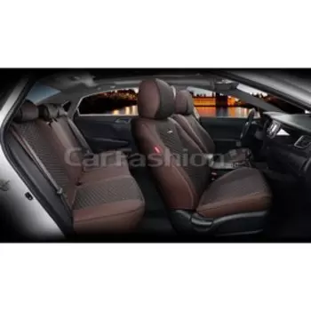 Авточехлы каркасные 5D ROVER PLUS, кофе, комплект