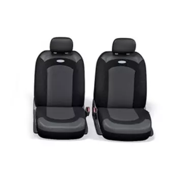 Авточехлы универcальные AUTOPROFI EXTREME, XTR-803 BK/BK (M), велюр+сетчатая ткань, набор из 8 предметов, цвет чёрный
