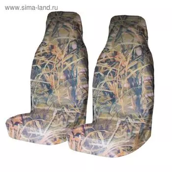 Авточехол грязезащитный Tplus на передние сиденья, 2 шт., тростник, оксфорд 240, T001262