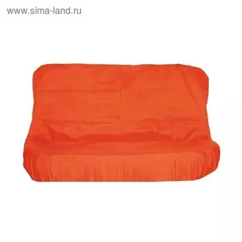 Авточехол грязезащитный Tplus на заднее сиденье, оранжевый, оксфорд 240, цельный, T001288