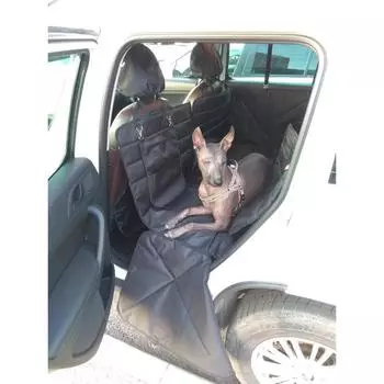 Автогамак-трансформер для перевозки крупных собак 20+ кг, 145х165 см, черный, ПВХ600 486932