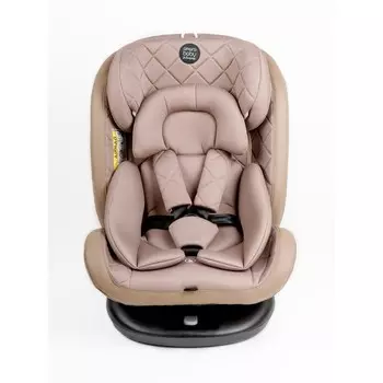 Автокресло детское AmaroBaby Brilliant, крепление Isofix, класс D, группа 0+/1/2/3 (0-36 кг), цвет бежевый