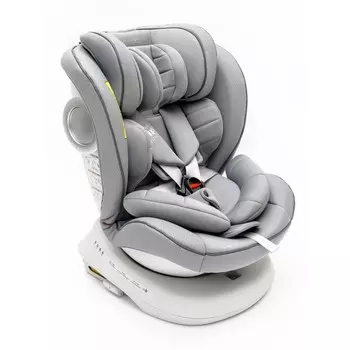 Автокресло детское AmaroBaby Champion, крепление Isofix, класс D, группа 0+/1/2/3 (0-36 кг), цвет серый