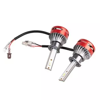 Автолампа-LED, SKYWAY, H1(F8), 12/24V, 25W, 6000K, 4000Lm, 1-конт, набор 2 шт