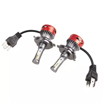 Автолампа-LED, SKYWAY, H4(F8), 12/24V, 25W, 6000K, 4000Lm, 2-конт, набор 2 шт