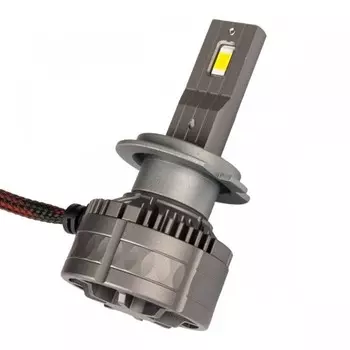 Автолампa-LED Skyway H7(K40), 9-36 В, 40 Вт, 6000-6500 K, CSP3570 1-конт, белая, 2 шт