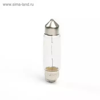 Автолампа "Маяк",12 В, C10W (SV8.5/8) салон, номерной знак 61210с , шт