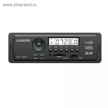 Автомагнитола Digma DCR-100B24