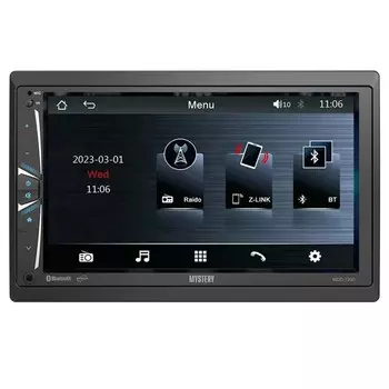 Автомагнитола Mystery 2 DIN MDD-7200, 6.9", Bluetooth, USB, SD, AUX , ПУ