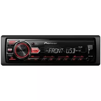 Автомагнитола Pioneer MP3/WMA MVH-85UB, USB, поддержка Android, красная подсветка