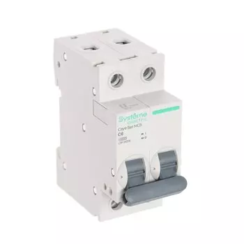 Автоматический выключатель SE City9 Set, С, 6 А, 2P, 4.5 kA, 230 В