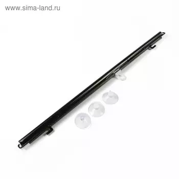 Автомобильная шторка на стекло, солнцезащитная, раздвижная 68125 см, черный
