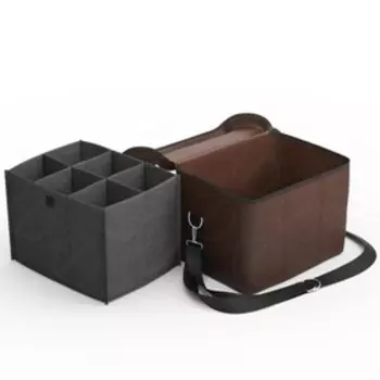 Автомобильная сумка, экокожа, шоколад