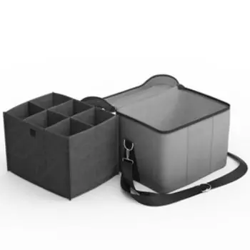 Автомобильная сумка, экокожа, светло-серая