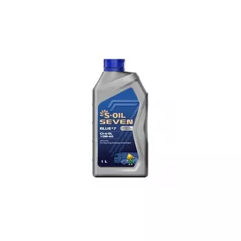 Автомобильное масло S-OIL 7 BLUE #7 CI-4/SL 10W-40 синтетика, 1 л