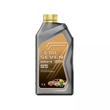 Автомобильное масло S-OIL 7 GOLD #9 А5/В5 5W-30 синтетика, 1 л