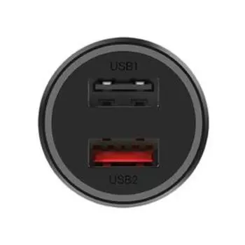 Автомобильное зарядное устройство Xiaomi Mi 37W Dual-Port Car Charger, 2 USB, 3А, черное