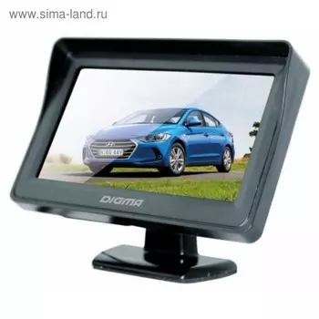 Автомобильный монитор Digma DCM-430, 4.3"