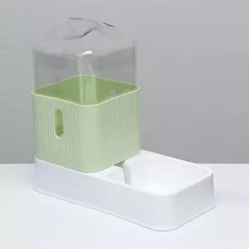 Автопоилка для животных 3,5 л, бело-зеленый