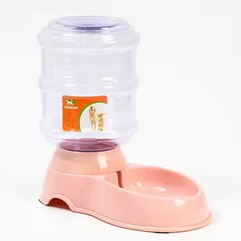 Автопоилка, контейнер 3,5 л, розовый