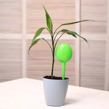 Автополив для комнатных растений, h=28 см, 380 мл, пластик, набор 2 шт., зелёный, Greengo