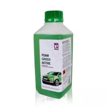 Автошампунь бесконтактный Holex Foam Green Active, зеленые хлопья, 1 л