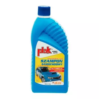 Автошампунь для ручной мойки PLAK ATAS AUTOBELLA, концентрат, 1 л