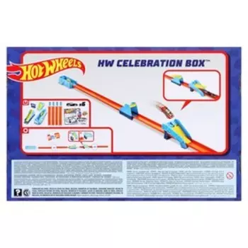 Автотрек Hot Wheels, подарочный набор трассами и с 6-ю машинками