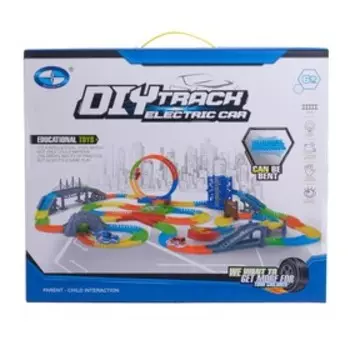 Автотрек «Магический Трек», гибкий, светится в темноте, 261 деталь, лифт, уценка