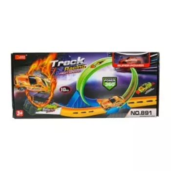 Автотрек «Огненный прыжок», машинка с инерцией