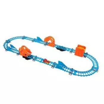 Автотрек «Перевороты», работает от батареек