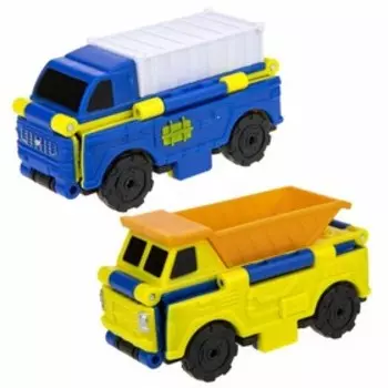 Автовывернушка Transcar Double, Автофургон - Самосвал, 8 см