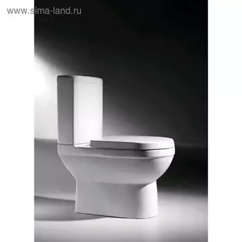 Бачок для унитаза BRAVAT New Moon CY01014W-RUS, нижний подвод, 2 режимная арматура, белый