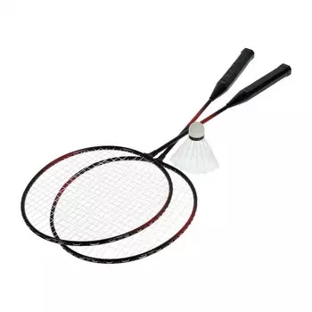Бадминтон BOYSCOUT, 2 ракетки, воланчик, в сетке
