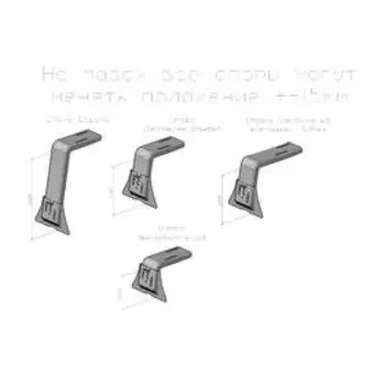 Багажник Land Rover Defender 1350x2580 мм