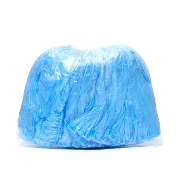 Бахилы Синие UNITE "Люкс" 4,0 гр 40 мкр 400*150 Гладкие Двойная резинка 25 пар/уп