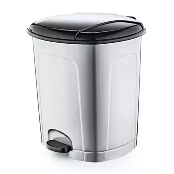 Бак для мусора пластиковый HobbyLife, с крышкой и педалью, 5,5 л