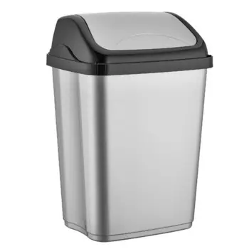 Бак для мусора пластиковый Vittorio Dustbin HobbyLife, крышка-маятник, 26 л, МИКС