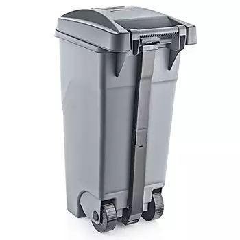 Бак для мусора уличный Outdoor HobbyLife, с педалью и крышкой, 60 л, МИКС