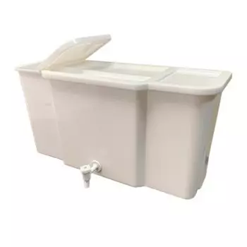 Бак настенный "Водолей", без ЭВН, пластиковый бак, 17 л, белый