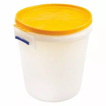 Бак пищевой, 32 л, с крышкой, белый, «Радиан»