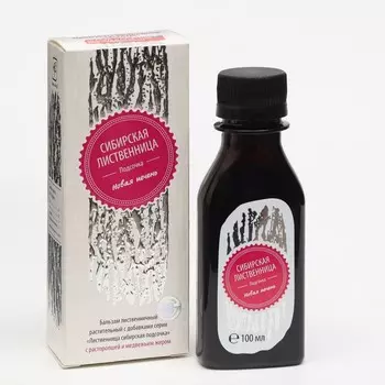 Бальзам "Лиственница сибирская подсочка" с расторопшей и медвежьим жиром, 100 мл